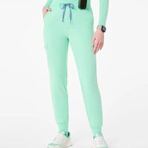 FIGS High Waisted Zamora Jogger Scrub Pant, Mariner, Size XL